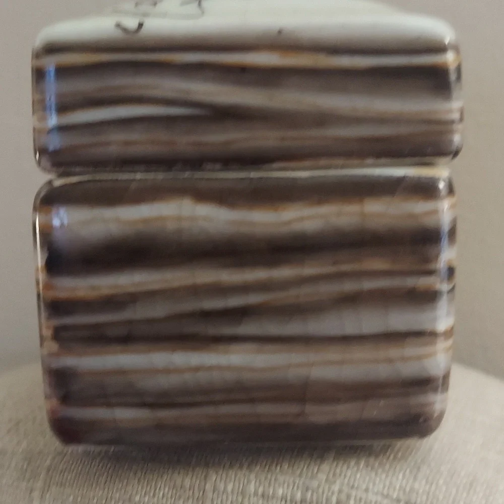 Homart Rectangle Tray Trinket Jewelry Letter Postale Porcelain Box